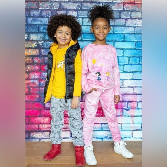 Appaman X Peanuts Slouchy Sweatshirt Light Dyed Pink Size 10 NWT - Picture 3 of 3